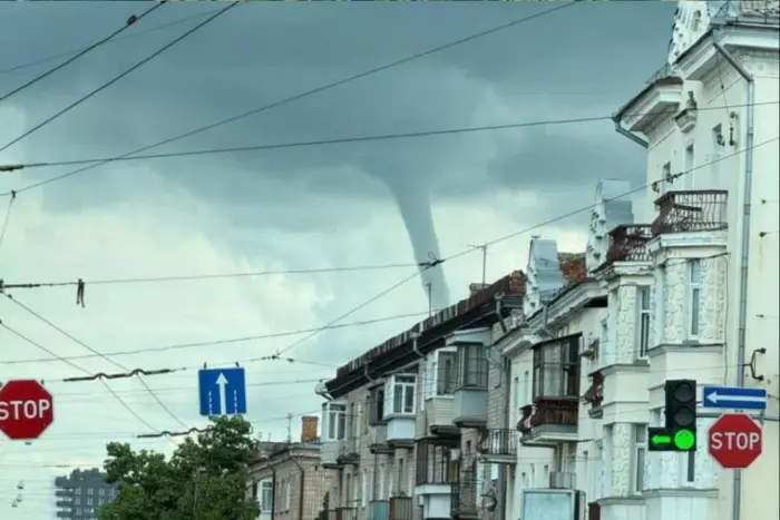 Nad Czernihowem przeszedł trąba powietrzna (wideo)