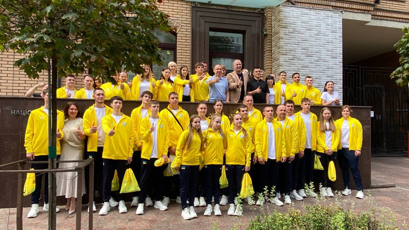 Збірну України провели на Європейський олімпійський фестиваль